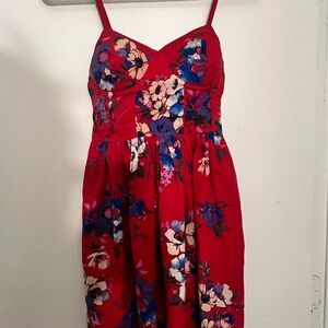 Band of Gypsies Red Floral Dress